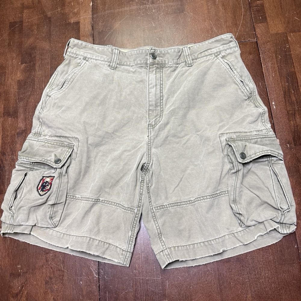 American Eagle Cargo Short 38 Army Green Usaf 13th Fighter Squad Utility Outdoor